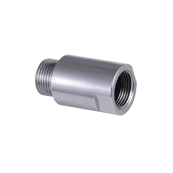 38Inch F X 38Inch Anti Flood Brass Adapter for Supply Line, Polished Chrome